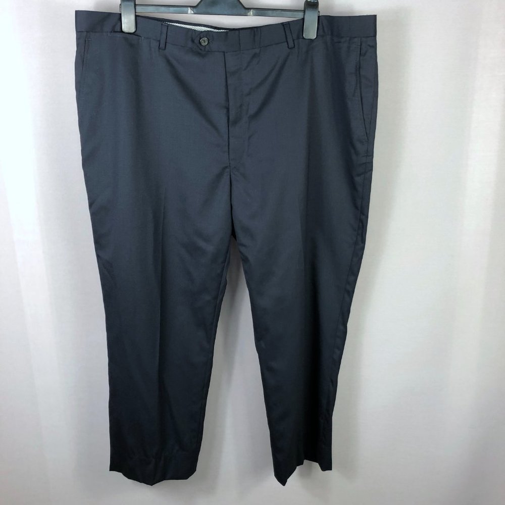 Mens Navy Wool Dress Pants Size 44W